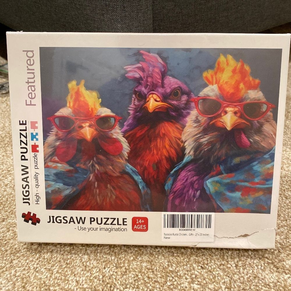 Use your Imagination 1000 piece Glam Chickens jigsaw puzzle